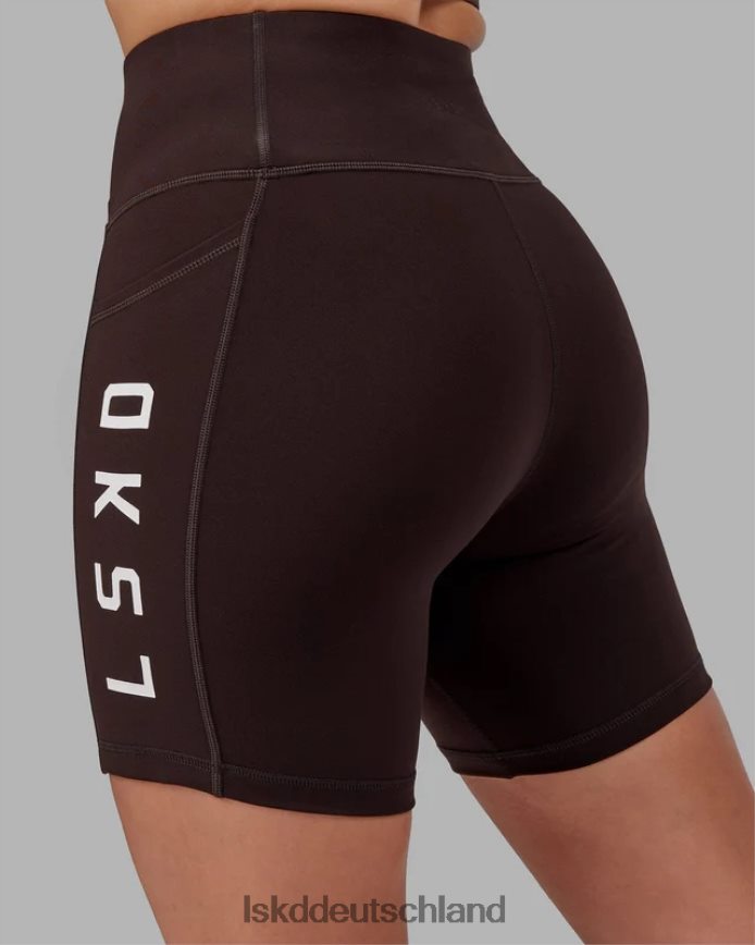 Frauen LSKD Rep-Shorts in mittlerer Länge – dunkles Walnussholz Bekleidung VD2NLV515