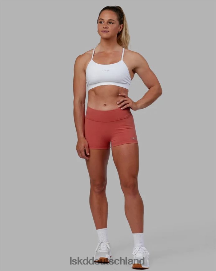 Frauen LSKD Rxd Micro Shorts – Mineralrot Bekleidung VD2NLV527