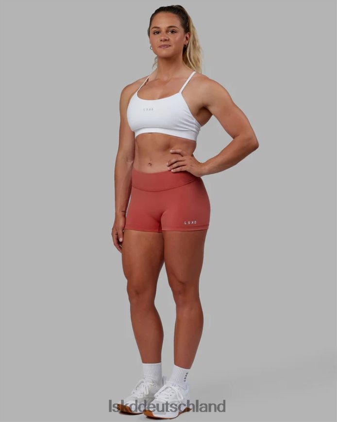 Frauen LSKD Rxd Micro Shorts – Mineralrot Bekleidung VD2NLV527