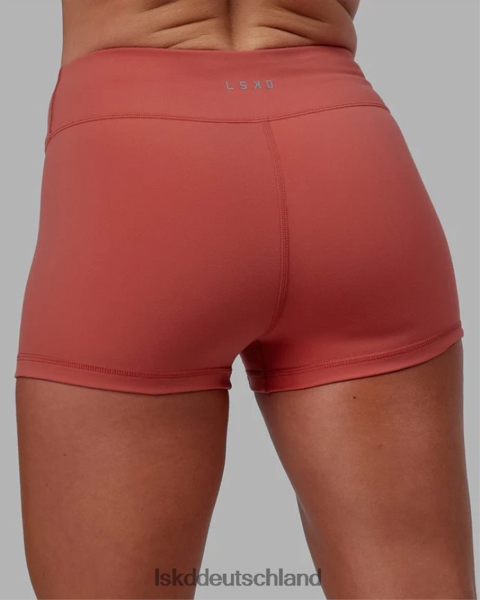 Frauen LSKD Rxd Micro Shorts – Mineralrot Bekleidung VD2NLV527