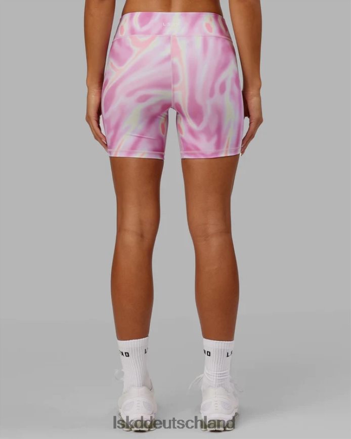 Frauen LSKD Rxd mittellange Fahrradshorts – Euphoria Print-Pink Bekleidung VD2NLV637