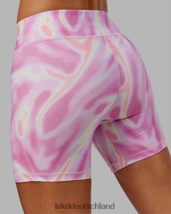Frauen LSKD Rxd mittellange Fahrradshorts – Euphoria Print-Pink Bekleidung VD2NLV637