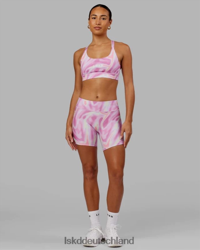 Frauen LSKD Rxd mittellange Fahrradshorts – Euphoria Print-Pink Bekleidung VD2NLV637