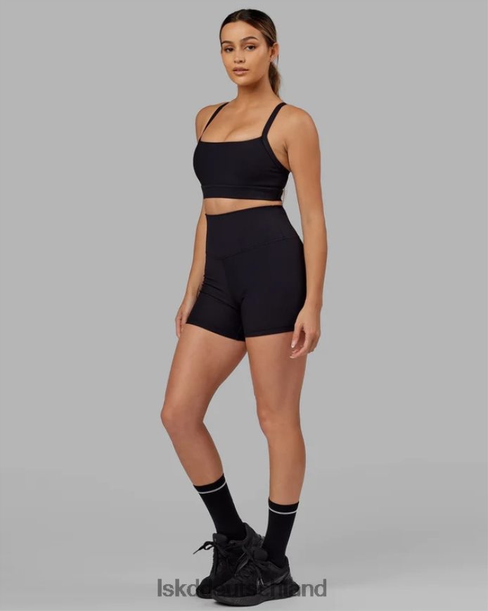 Frauen LSKD Strike Rippstrick-Shorts in X-Länge – Schwarz Bekleidung VD2NLV688