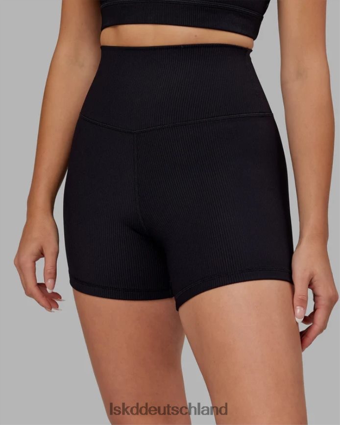 Frauen LSKD Strike Rippstrick-Shorts in X-Länge – Schwarz Bekleidung VD2NLV688