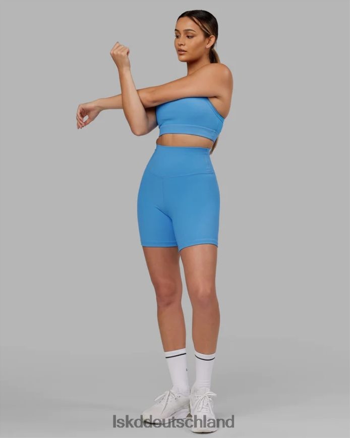 Frauen LSKD Strike gerippte mittellange Shorts – Azurblau Bekleidung VD2NLV633