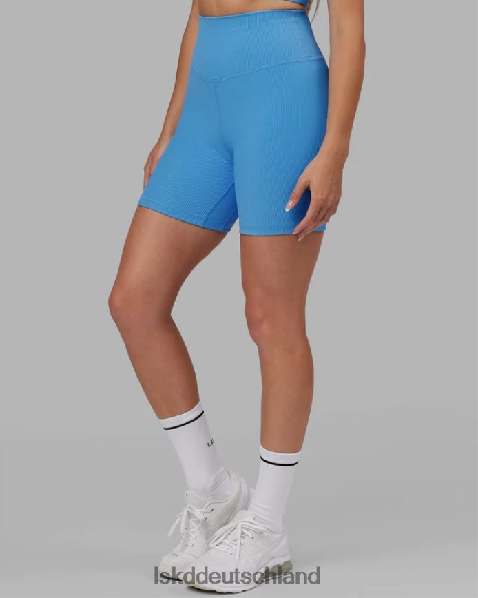 Frauen LSKD Strike gerippte mittellange Shorts – Azurblau Bekleidung VD2NLV633