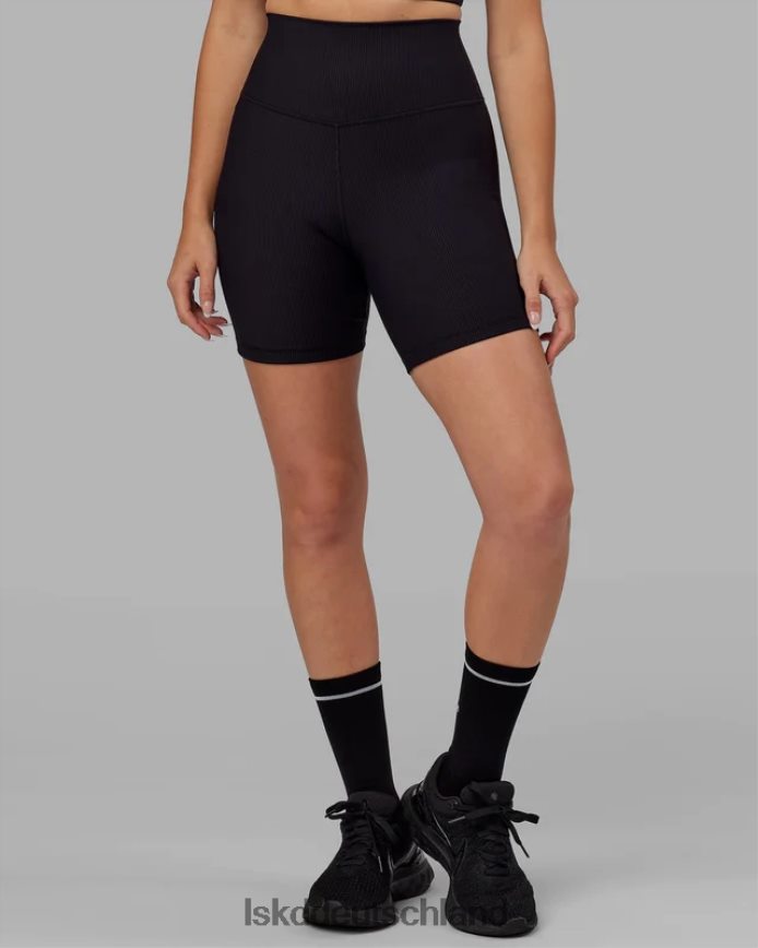 Frauen LSKD Strike gerippte mittellange Shorts – schwarz Bekleidung VD2NLV618