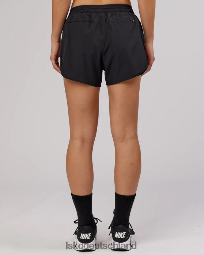 Frauen LSKD dynamische Laufshorts – Schwarz-Flamingo Bekleidung VD2NLV794