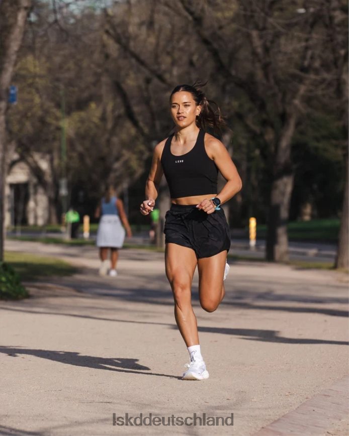 Frauen LSKD dynamische Laufshorts – schwarzes Tarnmuster Bekleidung VD2NLV776