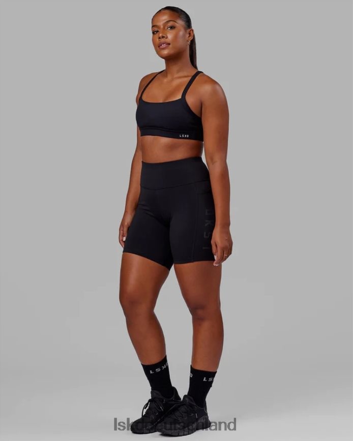 Frauen LSKD mittellange Rep-Shorts – schwarz-schwarz Bekleidung VD2NLV567