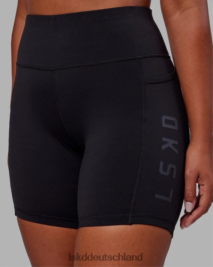 Frauen LSKD mittellange Rep-Shorts – schwarz-schwarz Bekleidung VD2NLV567
