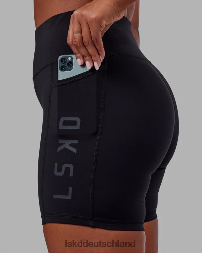 Frauen LSKD mittellange Rep-Shorts – schwarz-schwarz Bekleidung VD2NLV567