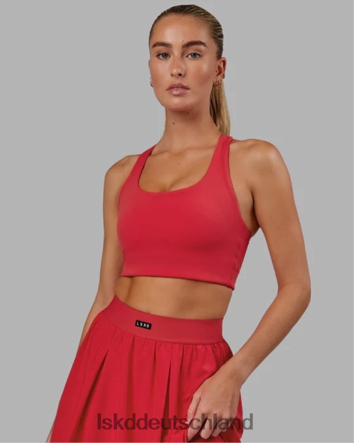 Frauen LSKD Ace Longline-BH – Scharlachrot Bekleidung VD2NLV50