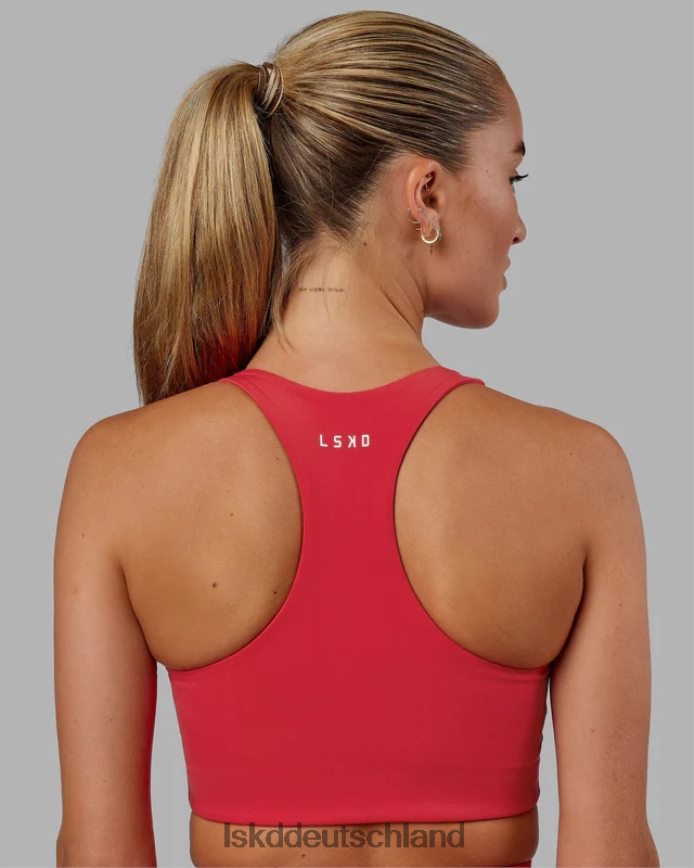 Frauen LSKD Ace Longline-BH – Scharlachrot Bekleidung VD2NLV50