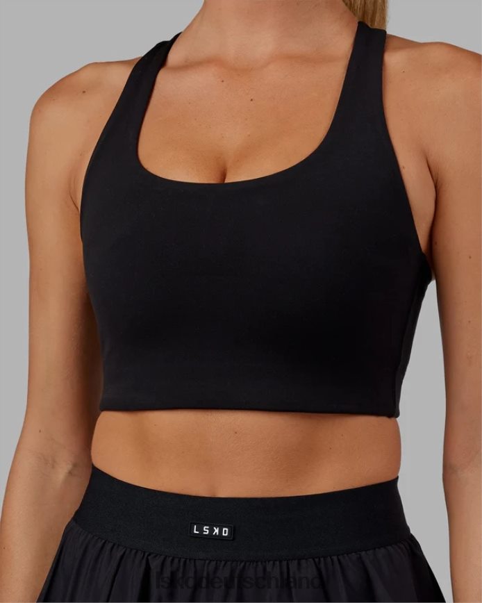 Frauen LSKD Ace Longline-BH – Schwarz Bekleidung VD2NLV25