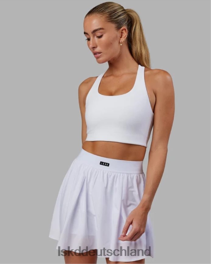Frauen LSKD Ace Longline-BH – Weiß Bekleidung VD2NLV26