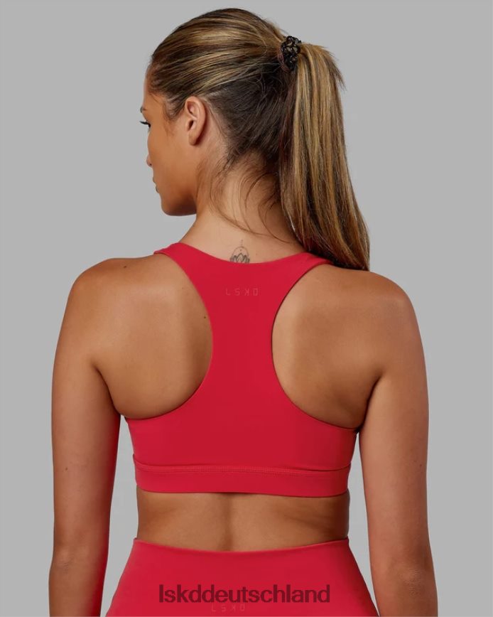 Frauen LSKD Base Sport-BH - Scharlachrot Bekleidung VD2NLV31