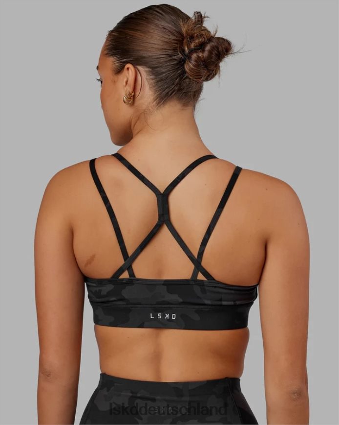 Frauen LSKD Bridge-Sport-BH – Black Camo Bekleidung VD2NLV19