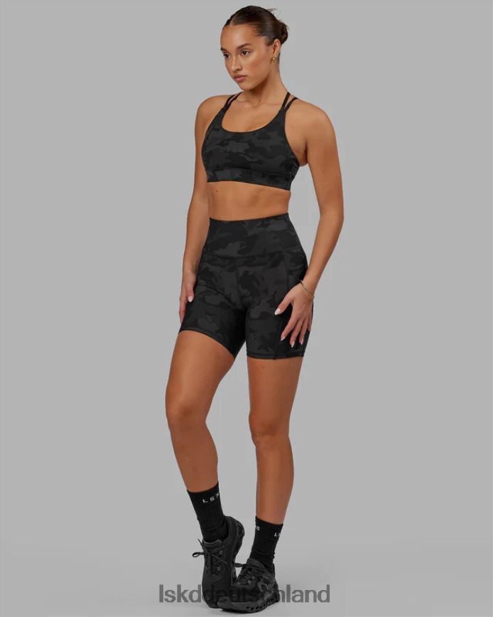 Frauen LSKD Bridge-Sport-BH – Black Camo Bekleidung VD2NLV19