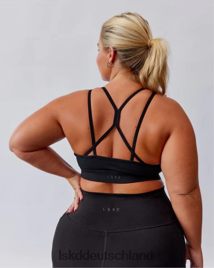Frauen LSKD Bridge-Sport-BH - Schwarz Bekleidung VD2NLV17