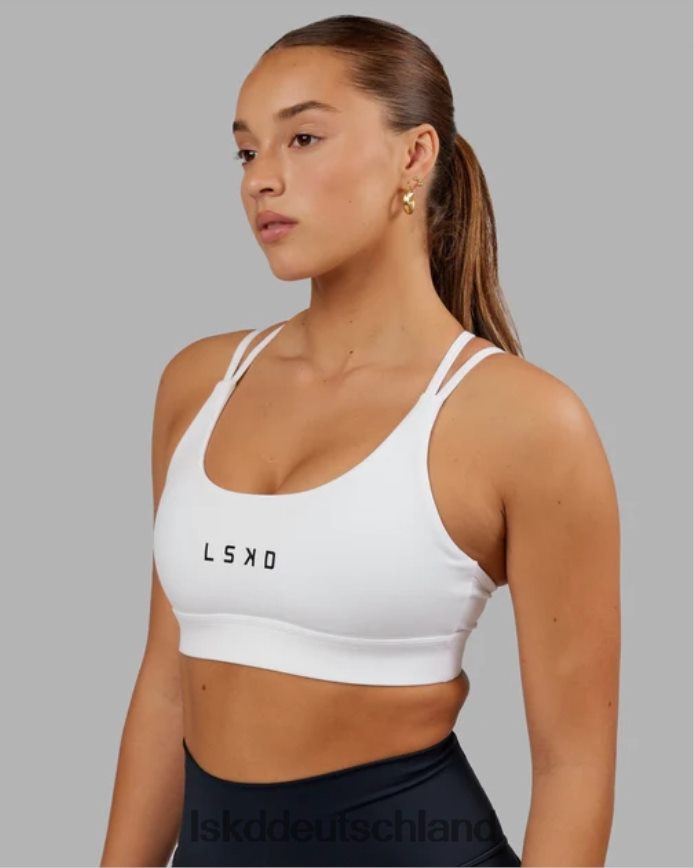 Frauen LSKD Bridge-Sport-BH – weiß Bekleidung VD2NLV28