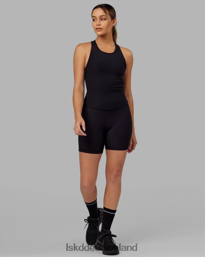 Frauen LSKD Flow geripptes Hebe-BH-Performance-Tanktop – Schwarz Bekleidung VD2NLV125
