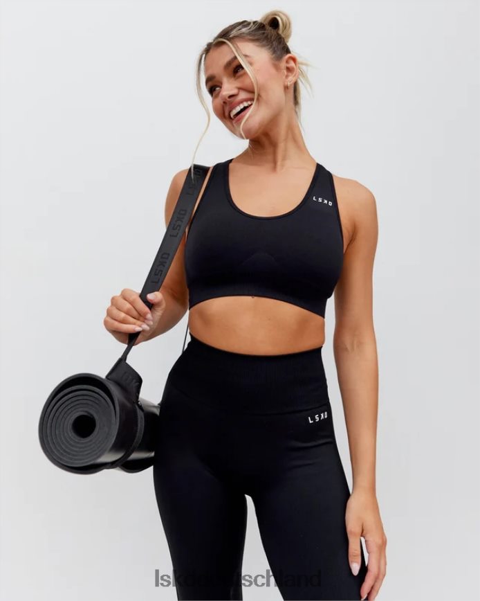 Frauen LSKD Limitless nahtloser Sport-BH – Schwarz Bekleidung VD2NLV61