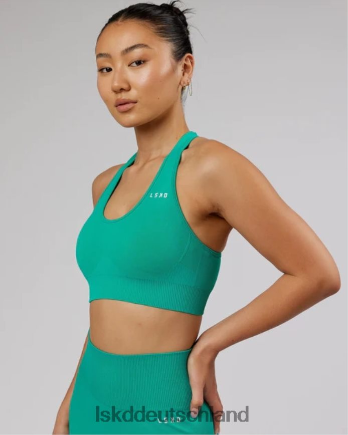 Frauen LSKD Nahtloser Sport-BH „Limitless“ – Hyper Teal Bekleidung VD2NLV46