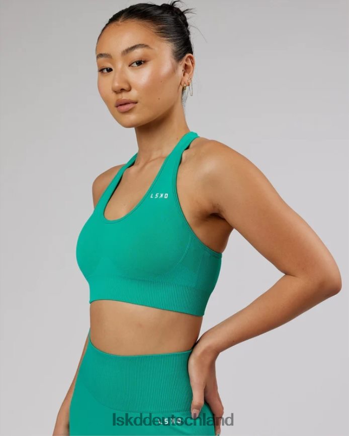 Frauen LSKD Nahtloser Sport-BH „Limitless“ – Hyper Teal Bekleidung VD2NLV46