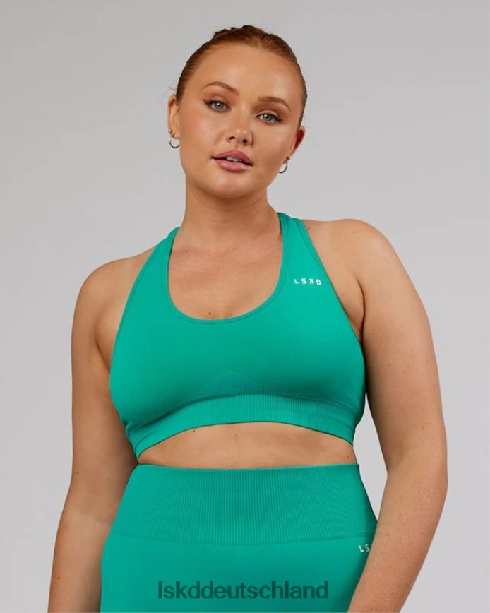Frauen LSKD Nahtloser Sport-BH „Limitless“ – Hyper Teal Bekleidung VD2NLV46