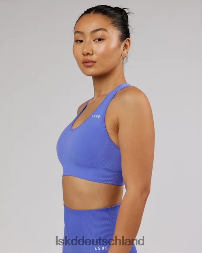 Frauen LSKD Nahtloser Sport-BH „Limitless“ – Kornblumenblau Bekleidung VD2NLV53