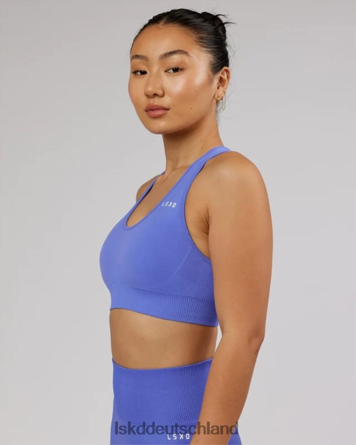 Frauen LSKD Nahtloser Sport-BH „Limitless“ – Kornblumenblau Bekleidung VD2NLV53