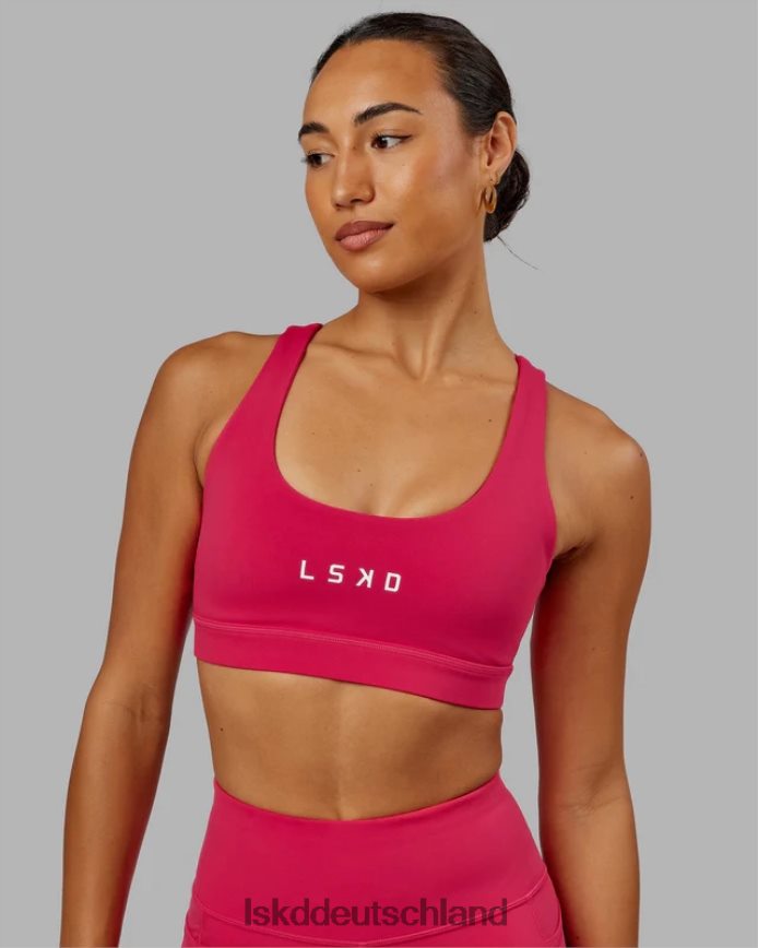 Frauen LSKD Rep-Sport-BH mit kleinem Logo – Boysenberry Bekleidung VD2NLV36