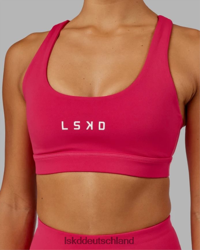 Frauen LSKD Rep-Sport-BH mit kleinem Logo – Boysenberry Bekleidung VD2NLV36