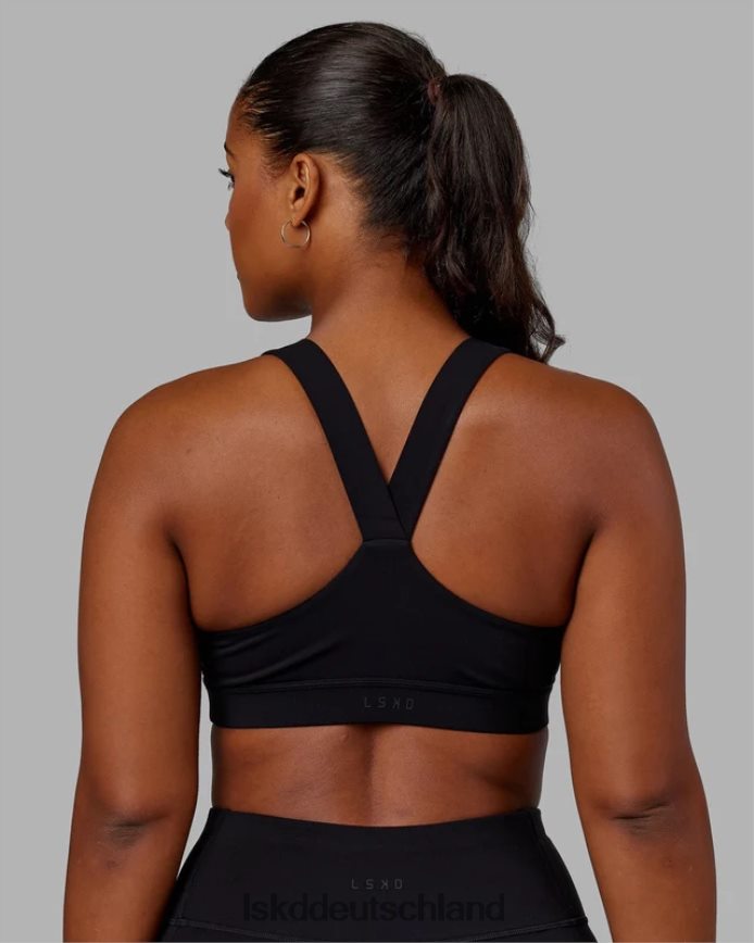 Frauen LSKD Rep-Sport-BH mit kleinem Logo – Pride-Schwarz Bekleidung VD2NLV16