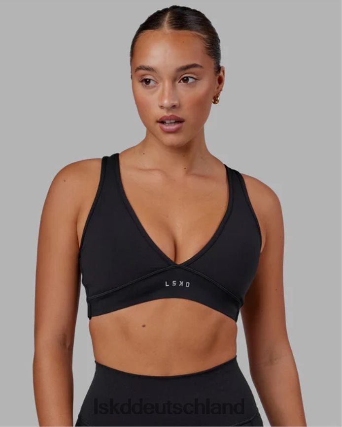 Frauen LSKD Stamina Sport-BH - Schwarz Bekleidung VD2NLV8