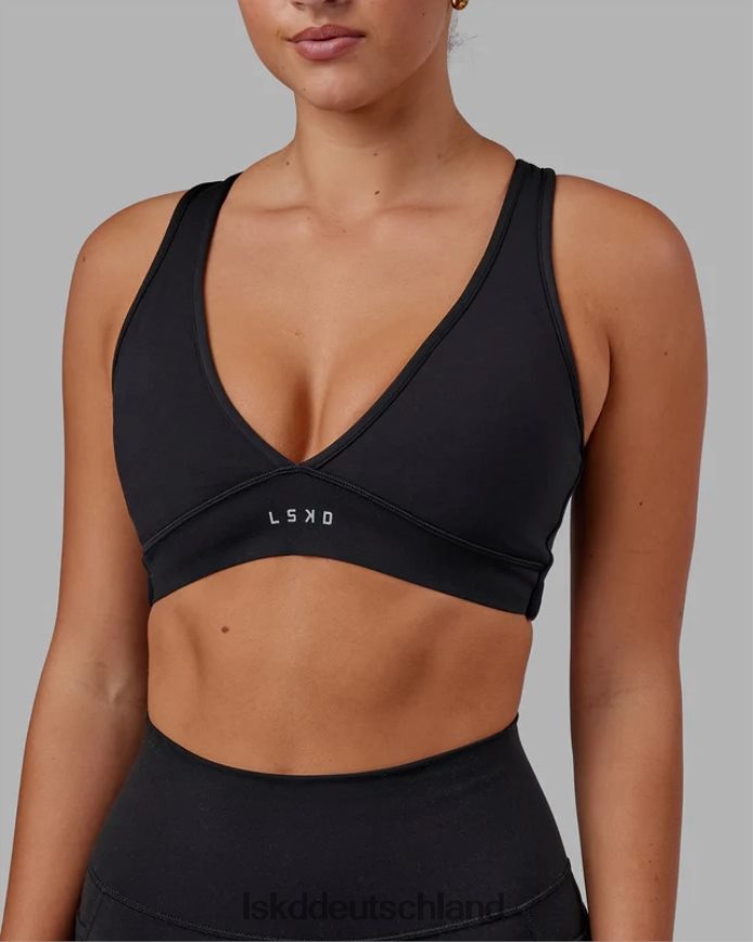 Frauen LSKD Stamina Sport-BH - Schwarz Bekleidung VD2NLV8