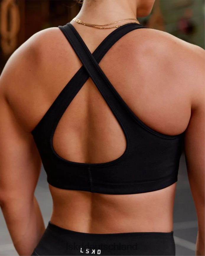 Frauen LSKD Stamina Sport-BH - Schwarz Bekleidung VD2NLV8