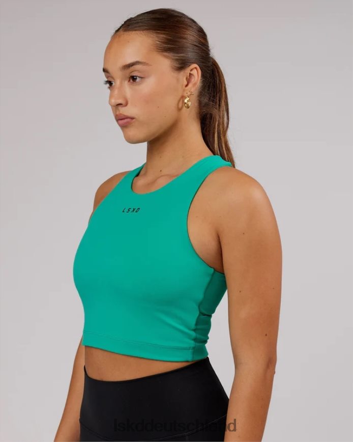 Frauen LSKD Status Active Tanktop mit Hebe-BH – Hyper Teal Bekleidung VD2NLV185