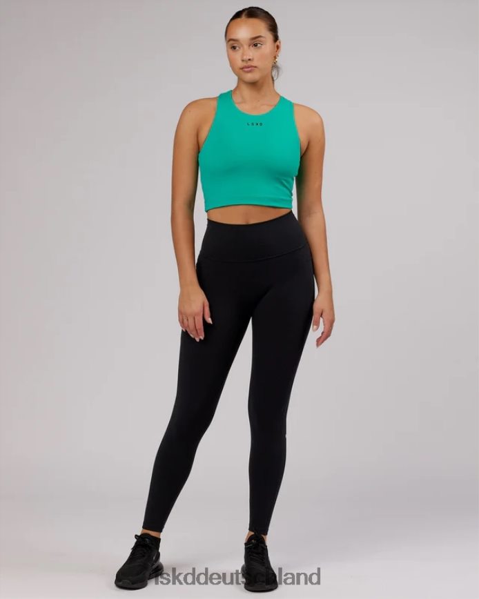 Frauen LSKD Status Active Tanktop mit Hebe-BH – Hyper Teal Bekleidung VD2NLV185