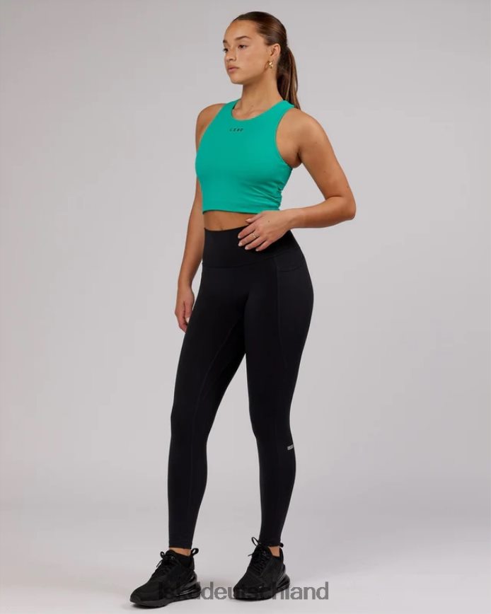Frauen LSKD Status Active Tanktop mit Hebe-BH – Hyper Teal Bekleidung VD2NLV185