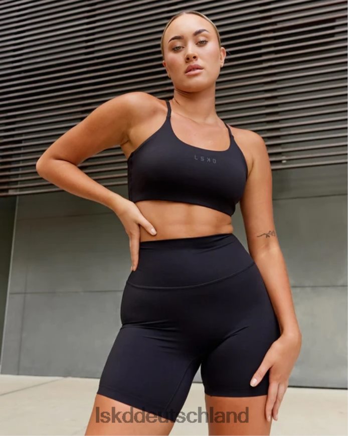 Frauen LSKD Twist-Sport-BH - Schwarz Bekleidung VD2NLV24