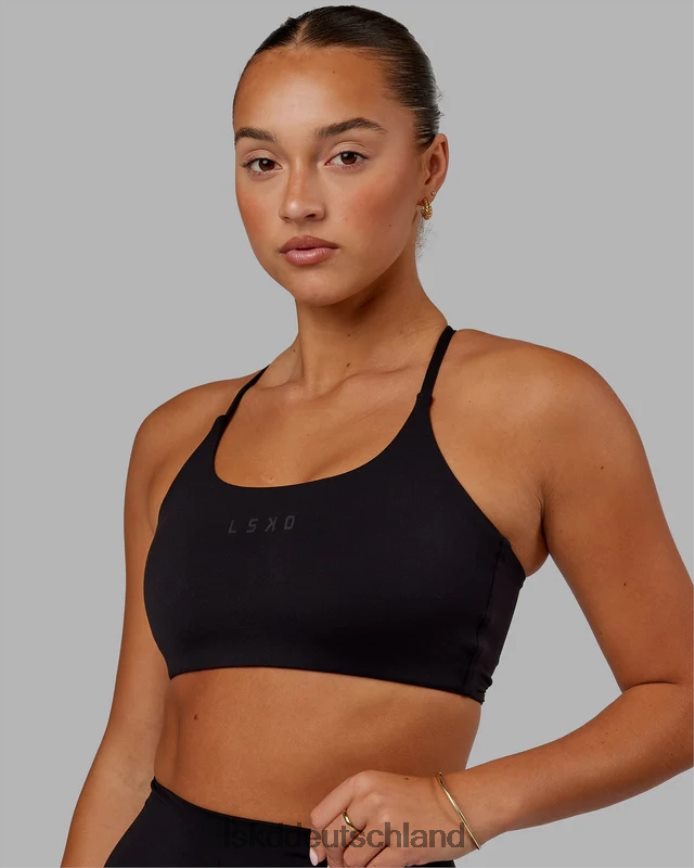 Frauen LSKD Twist-Sport-BH - Schwarz Bekleidung VD2NLV24