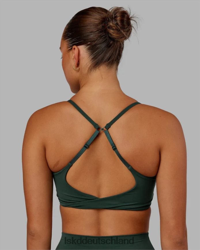 Frauen LSKD Twist Sport-BH – vital grün Bekleidung VD2NLV6