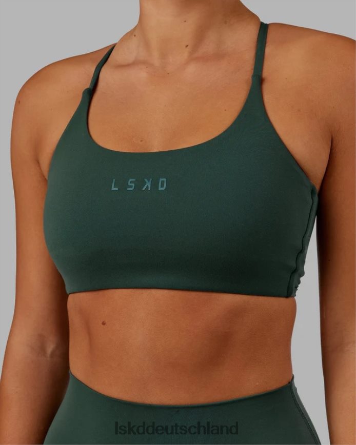 Frauen LSKD Twist Sport-BH – vital grün Bekleidung VD2NLV6