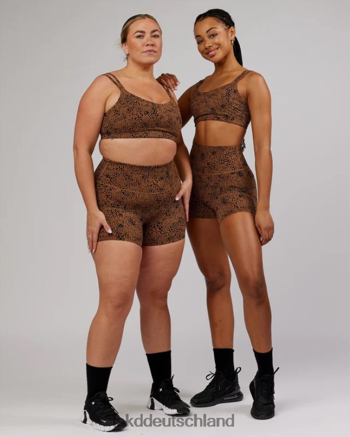 Frauen LSKD Vogue-Sport-BH – agiler Kameldruck Bekleidung VD2NLV101