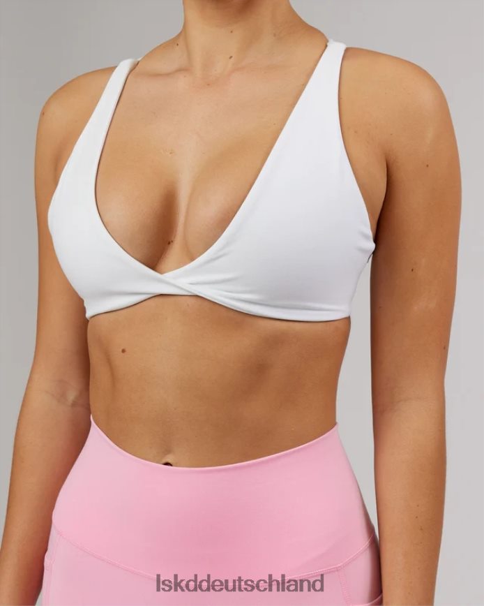 Frauen LSKD agiler Sport-BH - Weiß-Flamingo Bekleidung VD2NLV93