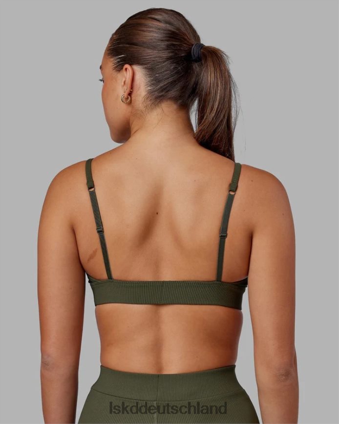 Frauen LSKD vitalize geripptes Bralette – Waldnacht Bekleidung VD2NLV2