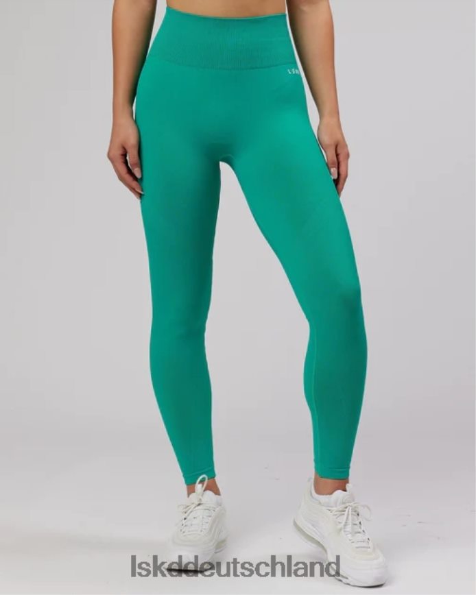Frauen LSKD Grenzenlose, nahtlose Strumpfhose in voller Länge – Hyper Teal Bekleidung VD2NLV706